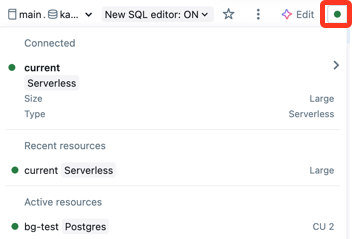 SQL-Warehouse-Selektor