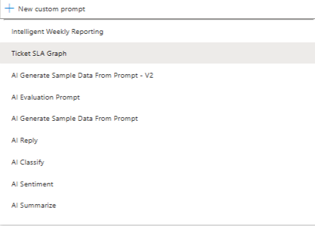 Screenshot der Auswahl der Code-Interpreter-Eingabeaufforderung im Knoten 'Eingabeaufforderung ausführen'.