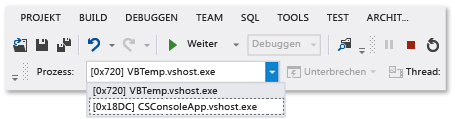 Wechseln zwischen Prozessen