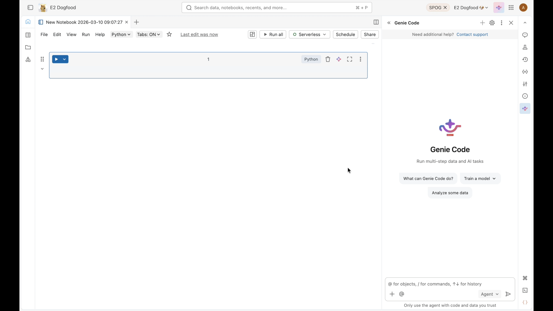 Customer segmentation analysis with Genie Code