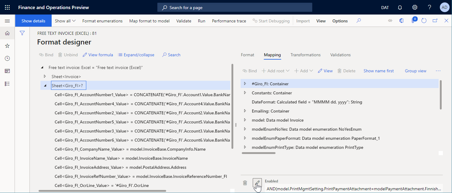 Screenshot of an example of a Sheet component.
