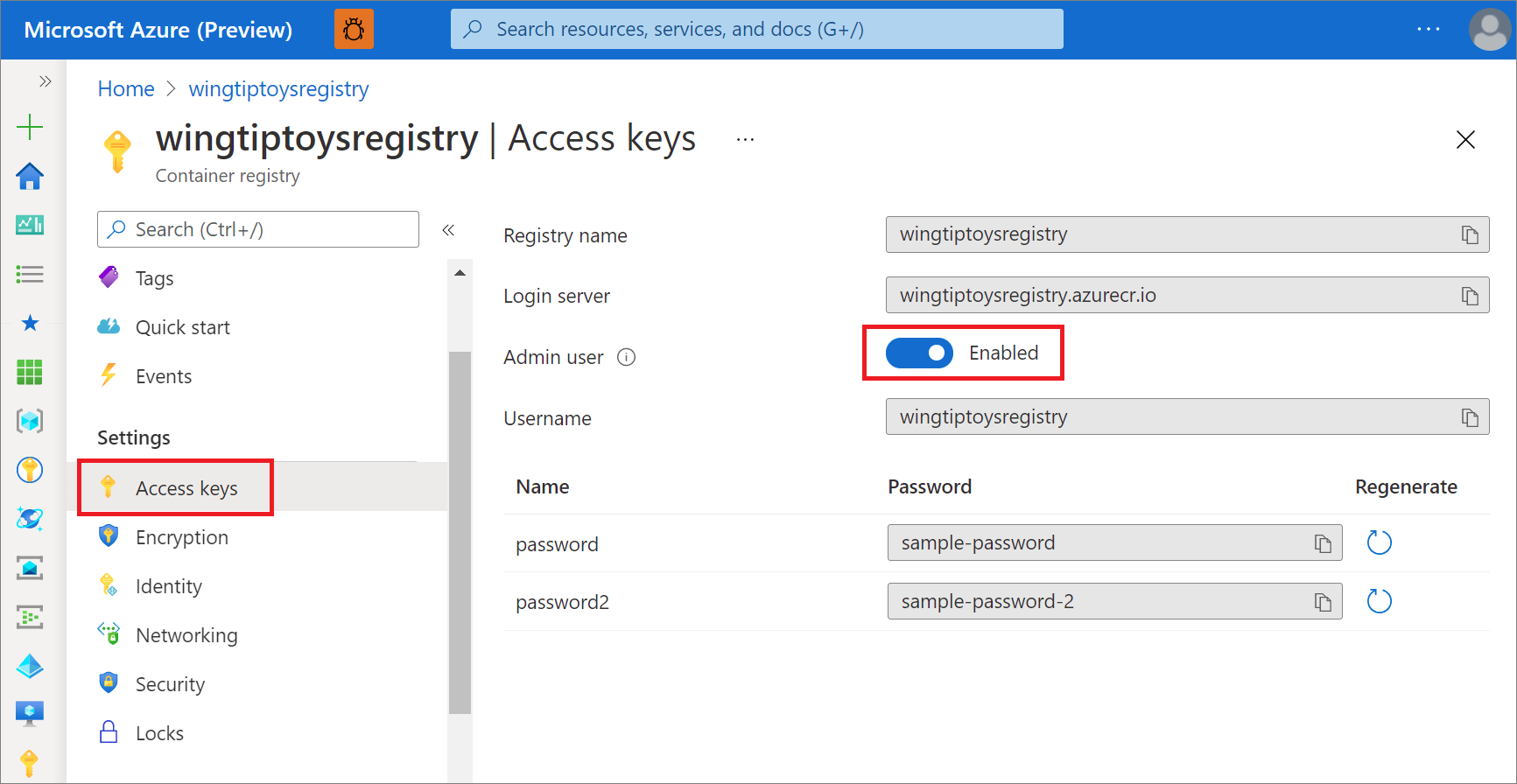Activer l’IU de l’utilisateur administrateur dans le portail Azure