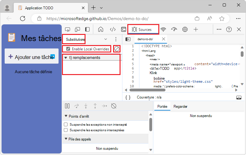 Installation réussie d’un dossier overrides