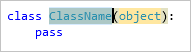 Capture d’écran montrant les points forts sur les zones d’un extrait de code pour vous permettre de terminer.