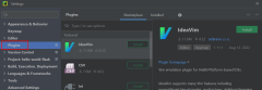 Screenshot che mostra come aprire i plug-in in PyCharm.