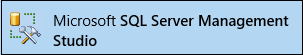Screenshot dell'icona dell'applicazione SQL Server Management Studio nei risultati della ricerca Windows.