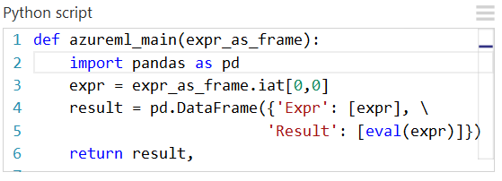 Expressão do Python Pandas