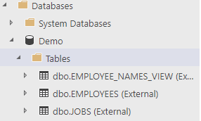 Fontes de dados externas