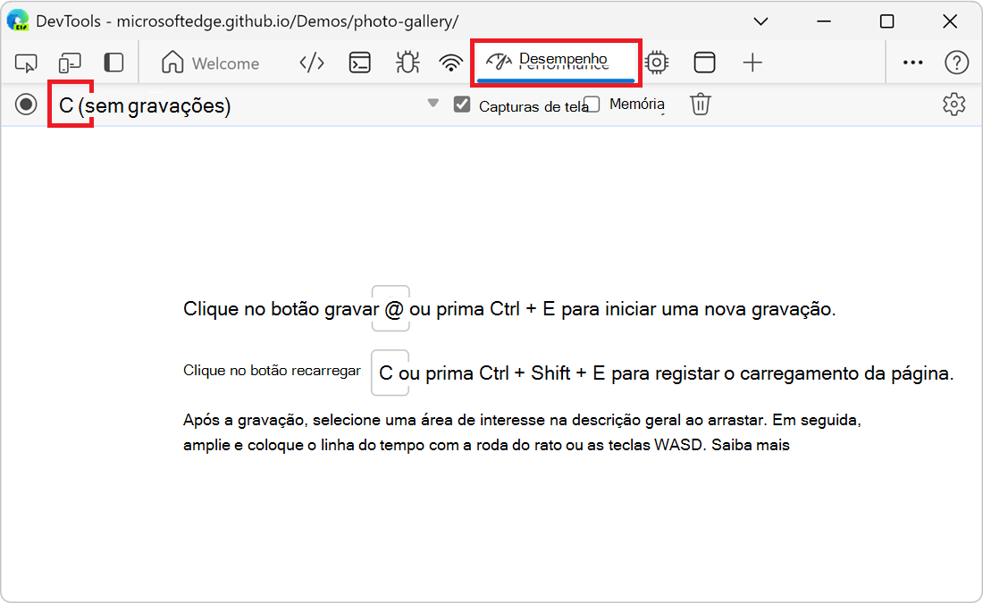 Atualizar página
